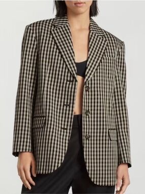 EVERLANE THE 80S BLAZER women’s size 12
Black cream